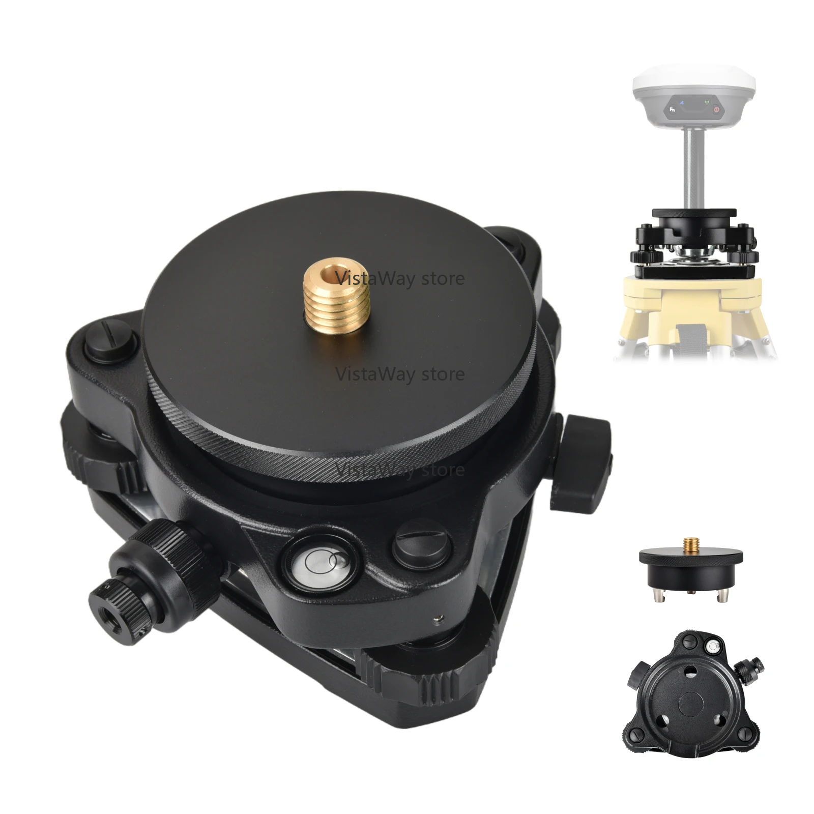 تثبيت سريع محول Tribrach مصنع الجملة توفير الوقت GNSS قاعدة روفر لاند أجزاء أداة المسح الملحقات