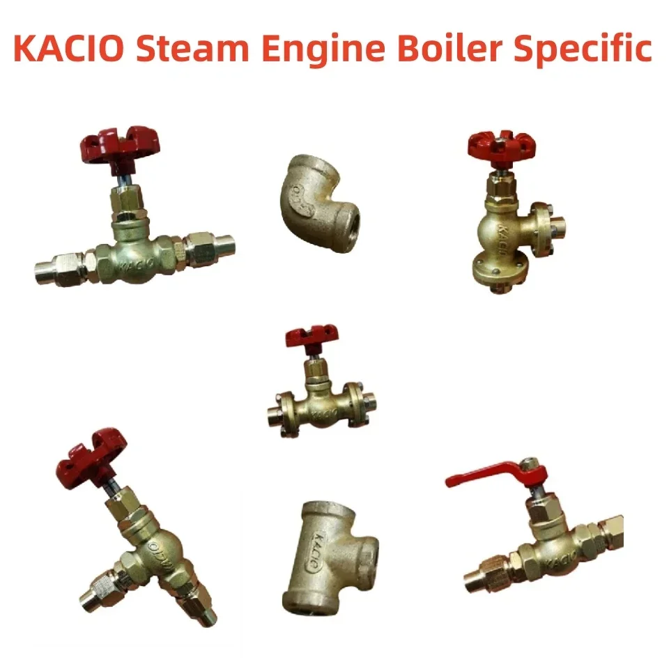 

KACIO Model Valves, Micro Straight-Through Valves, Angle Valve, MINI Manual Flow Control Valves for Steam Engines Boilers Models