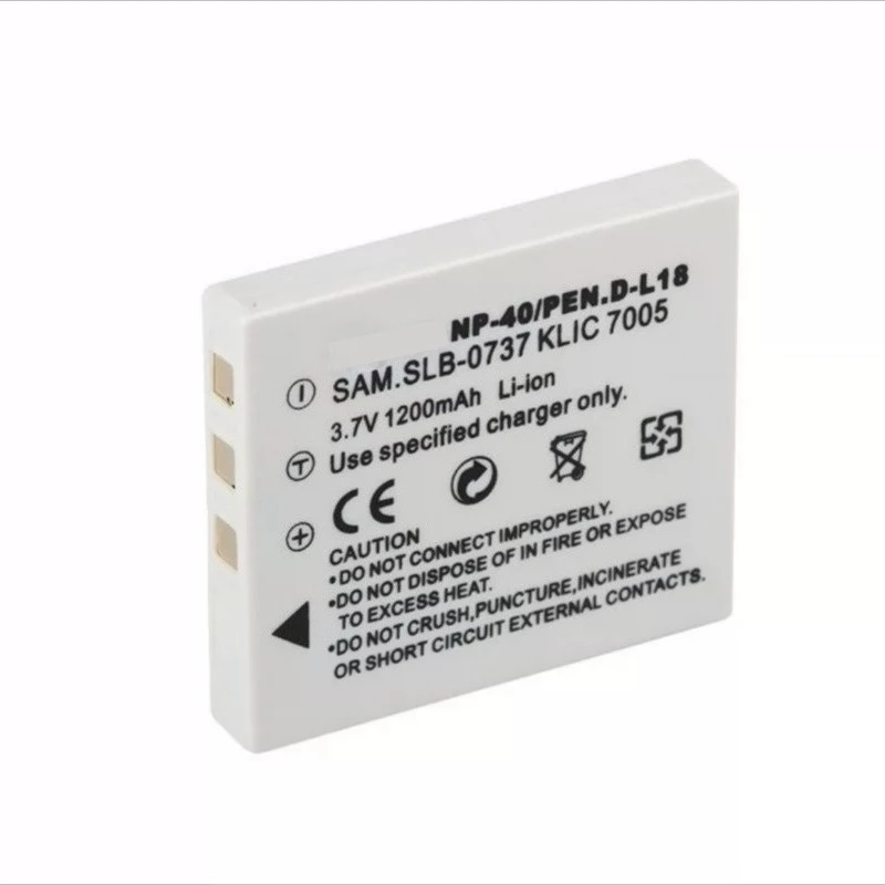 1200mAh FNP-40 Battery for Fujifilm Instax Mini 40 Mini 90Mini 50S Full-Decoded Power for Instant Camera No Error Warning