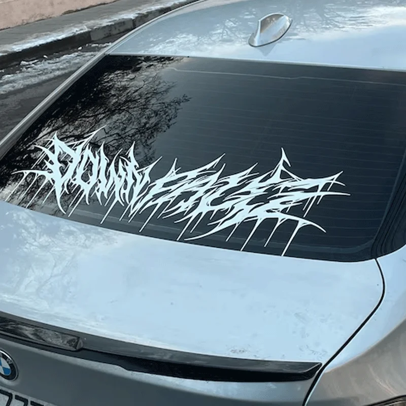 JDM Car Stickers Decoration Windshield Banner Stripe Stylish Tuning Sticker Exterior Accessories Waterproof Vinyl Decal