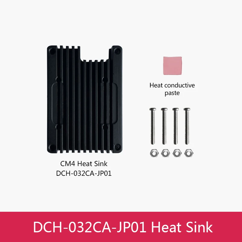 

Raspberry Pi CM4 DCH-032CA-JP01 Heat Sink Height 12mm /21mm Aluminum Alloy Cooler Better Heat Dissipation Effect