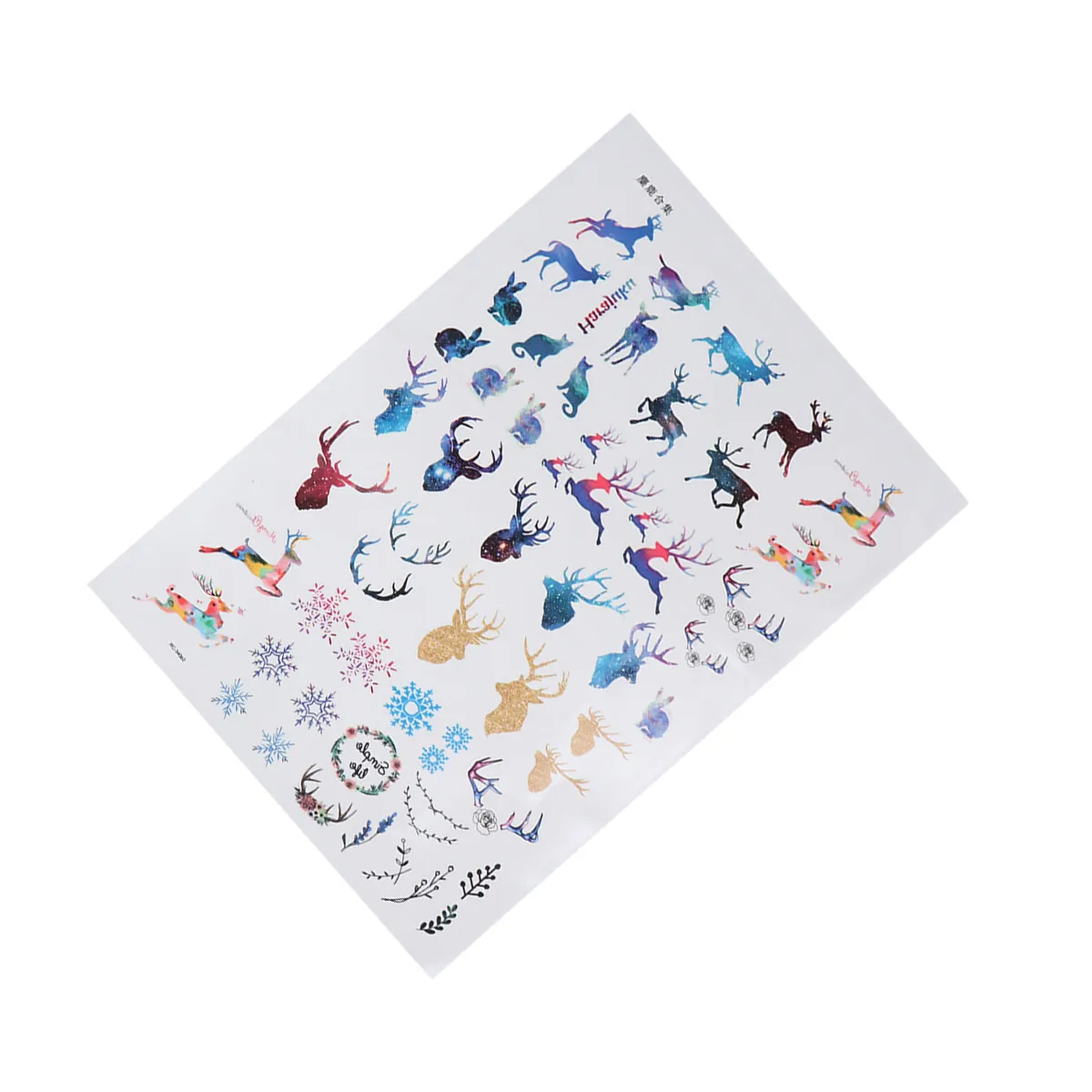 

Cute Sticker Christmas Stickers Cheistmas Holiday Decals for Crafts Glitter Face