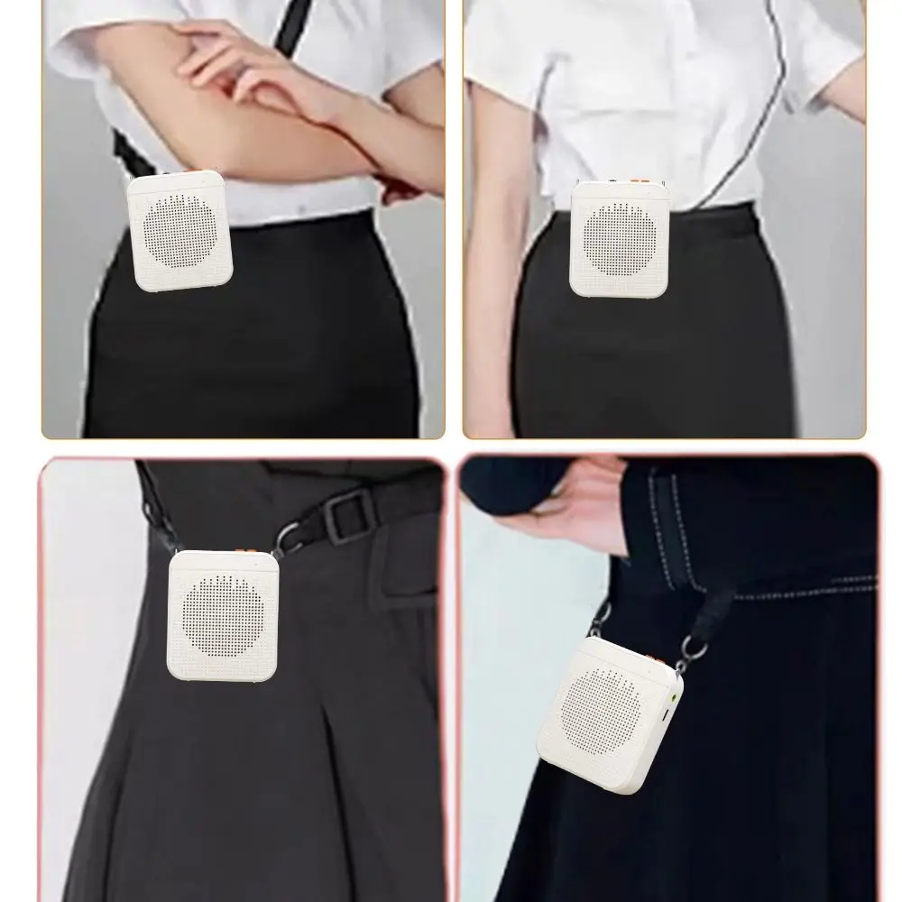 

K5 Wireless Voice Amplifier FM Radio Lightweight Bluetooth Speaker Multi-functional with Belt Sound Amplifier For Teacher Class