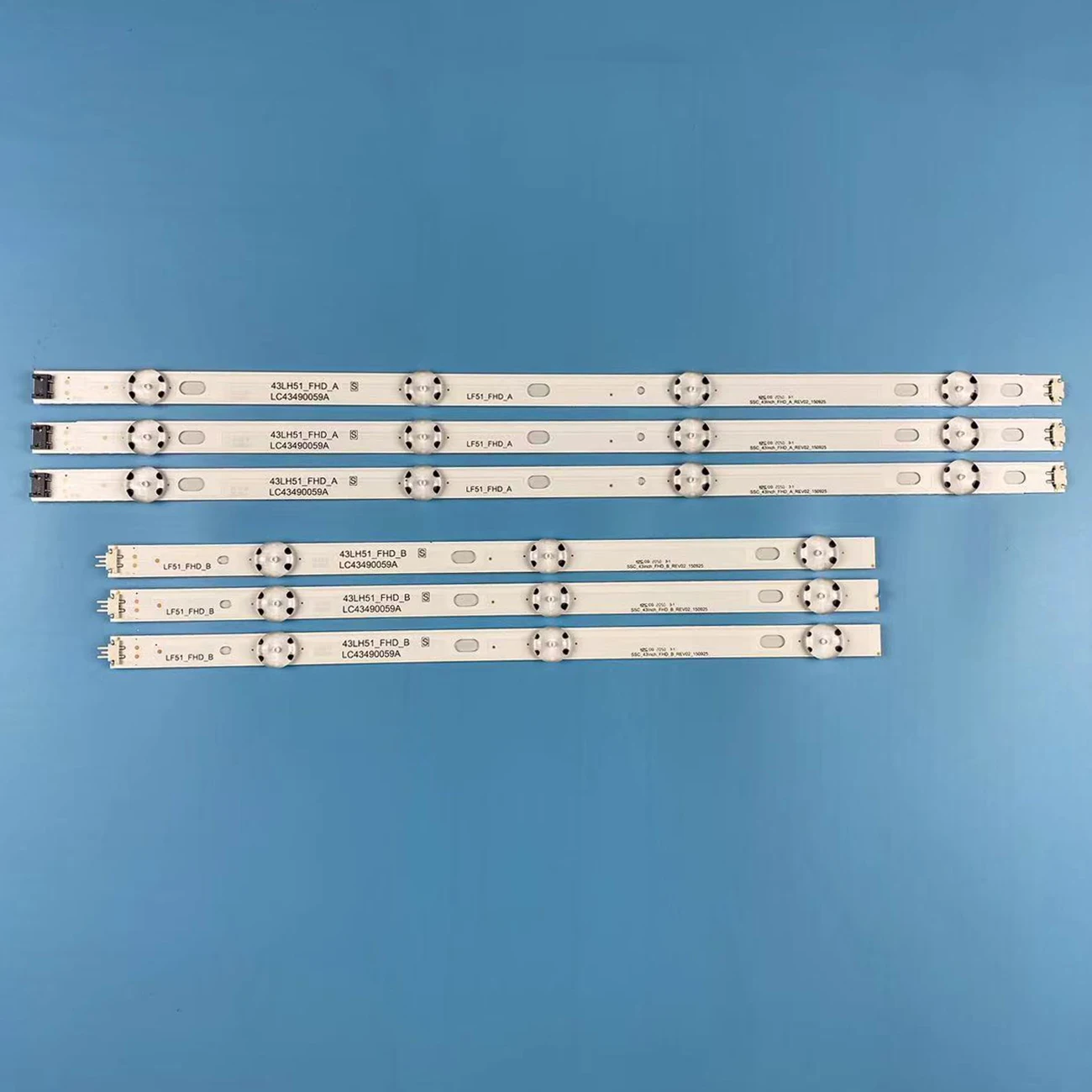 Tira de luces LED de retroiluminación, accesorio para 43UJ630 43uj630y 43UJ630-ZA HC430DGG-SLTL13 43LJ5550 43LJ550V AGF79097901 AGF78860201 EAV63673003