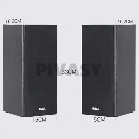 3웨이 북쉘프 스피커 4인치 패시브 사운드 박스 60W 하이파이 라우드 스피커 서라운드 사운드 오디오 홈 시어터 DJ 스튜디오용 한 쌍