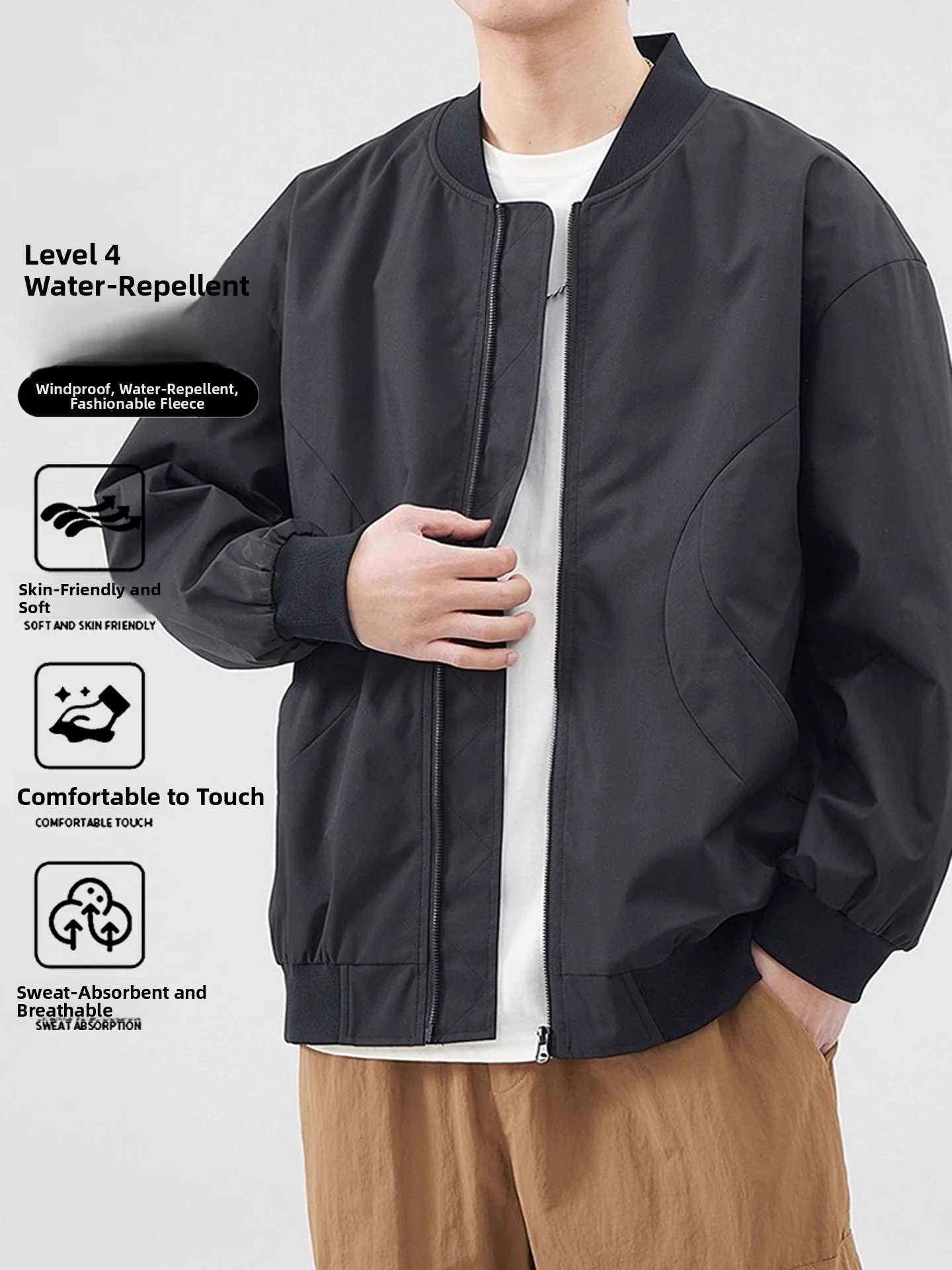 

TUCANO Woodpeer брендовое мужское повседневное бейсбольное пальто Flight Jaet, осеннее новое уличное водонепроницаемое удобное свободное пальто