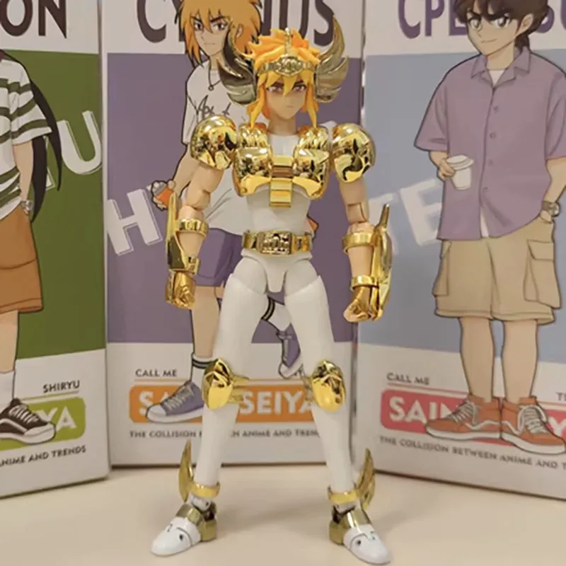 

MMD Hyoga Figure Saint Seiya Myth Cloth EX Action Figuras Toys Manga Figurine Anime Peripheral Collection Model Gift for Kids