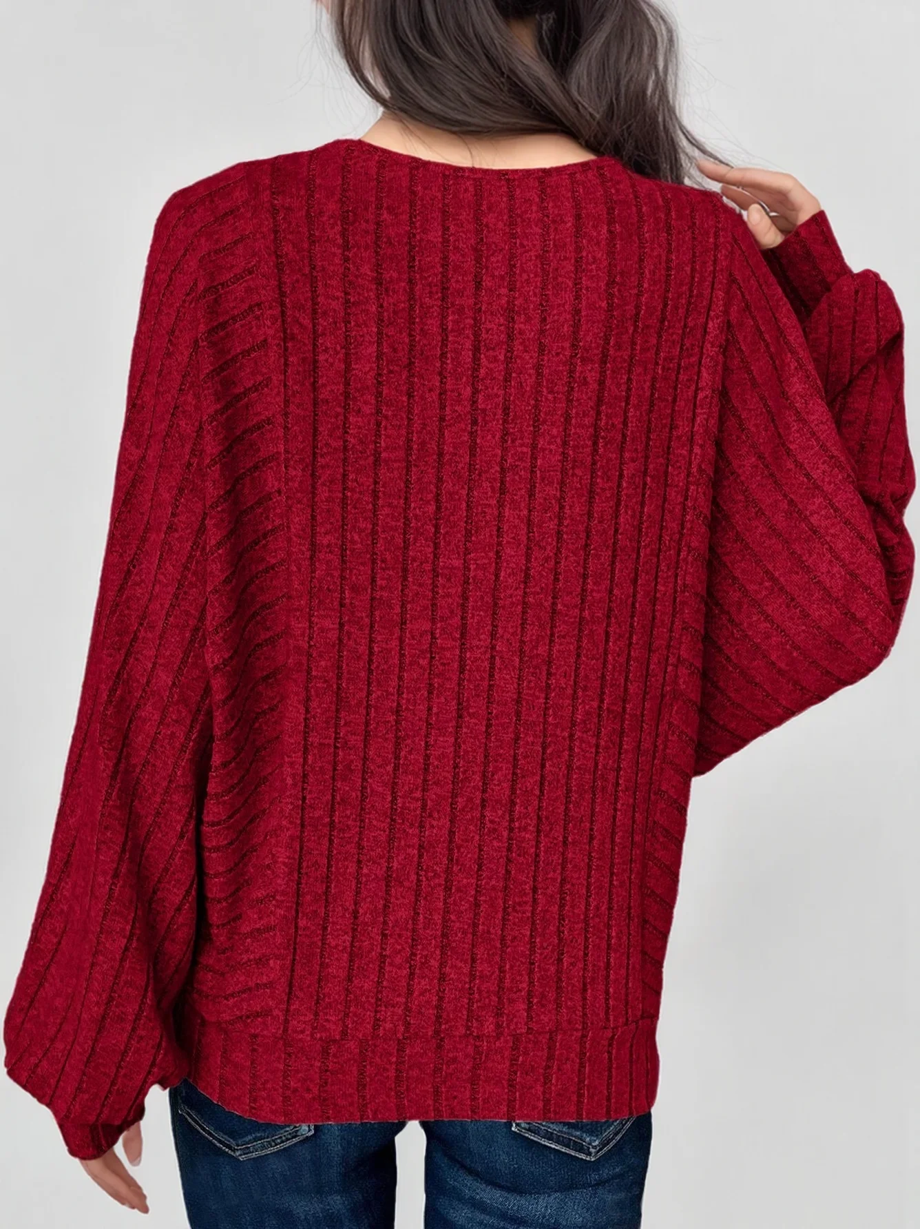 Top da donna Camicie a maniche lunghe Girocollo Tunica Pullover Maglioni Business Casual Autunno Moda 2025 Camicette Abbigliamento