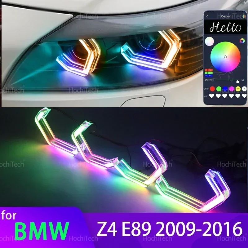 

M4 Style Multi Color RGB LED Angel Eyes Kit Rings For BMW Z4 E89 2009-2016 SDrive18i SDrive20i 23i 28i 30i SDrive35i 35is