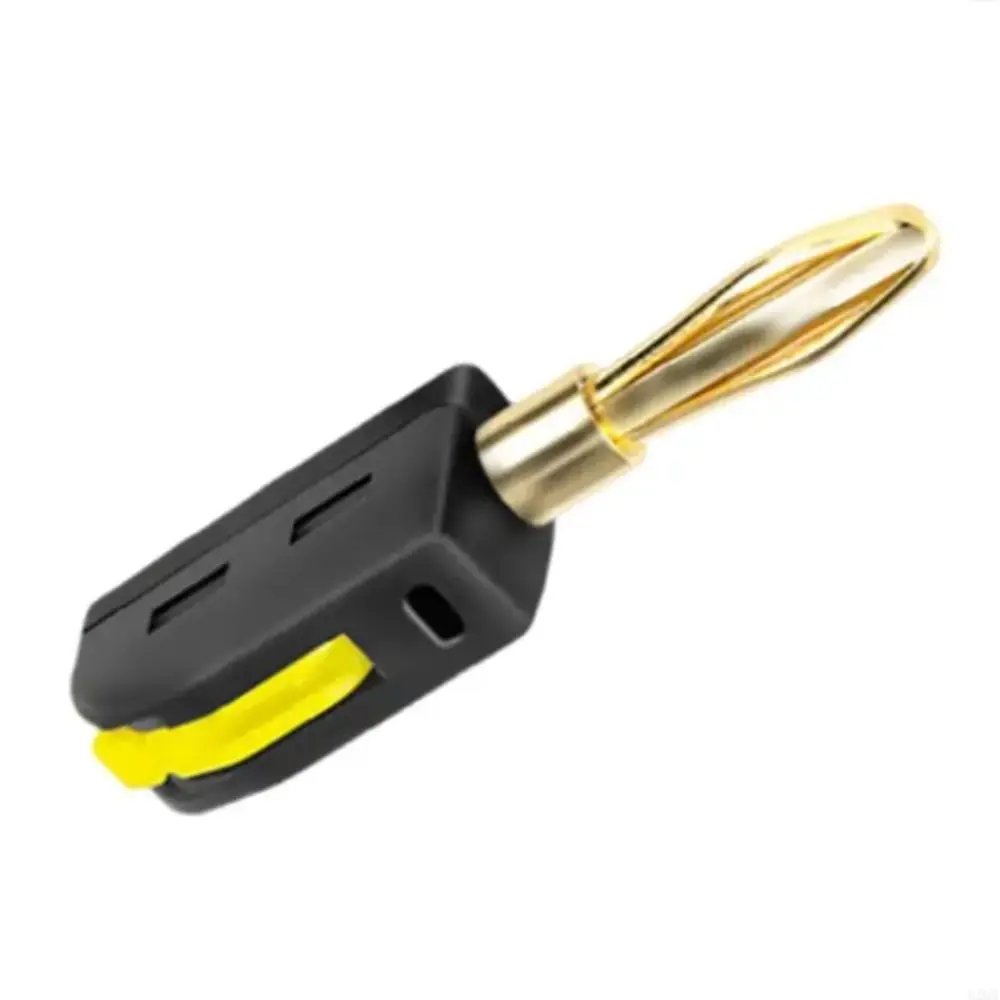 Fast Circuit Connection Banana Plug Gold Plated Contacts Excellent Insulation Gold Plated Banana Plug Optimally Conductivity