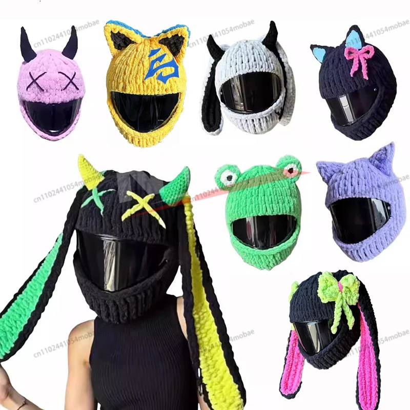 

New Motorcycle Helmet Cover Accessories Off-Road Full Face Helmet Cover Decorative Cosplay Look funda para casco de moto