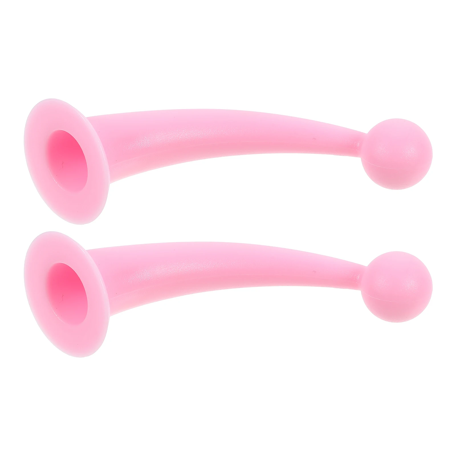 

1 Pair Pink Silicone Tentacles Suction Cups Decorative Antennae Motorcycle Accessories Durable Flexible Adhesive