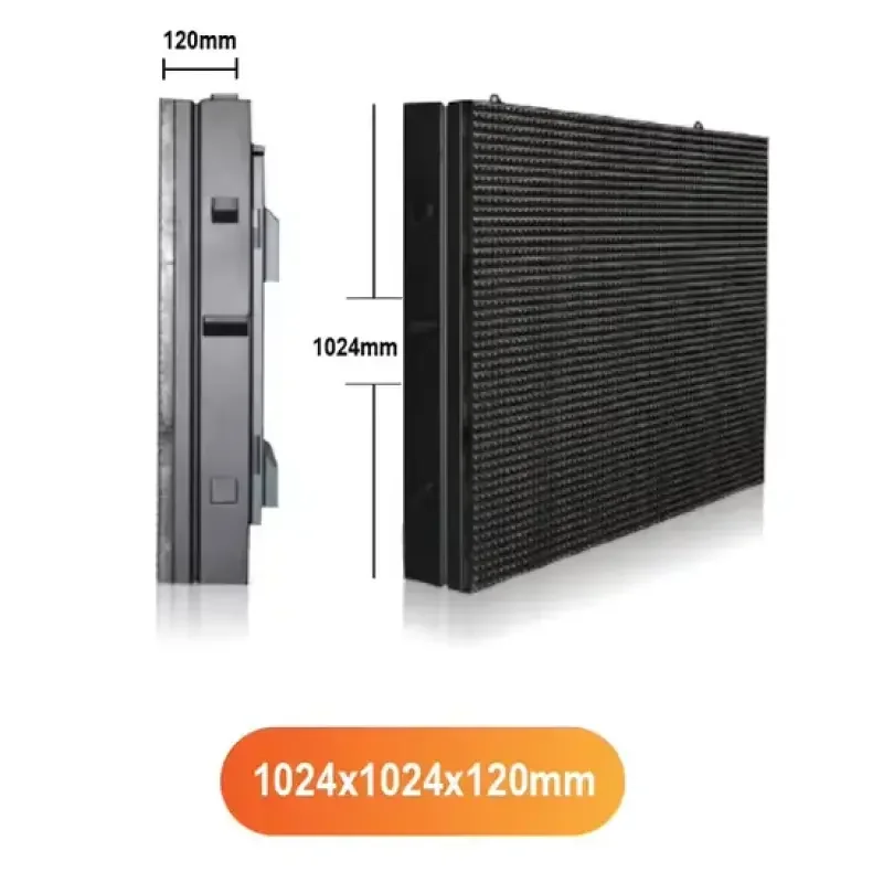 Vollfarbige P4 P5 P6 P8 P10 Outdoor-Werbedisplays Maßgefertigte Wetterfeste Outdoor-LED-Anzeige