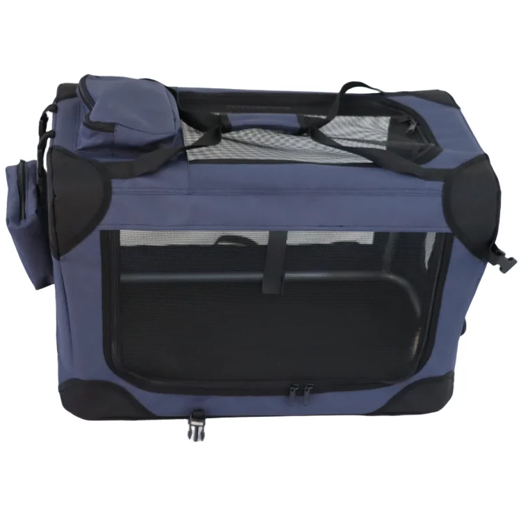 

Wholesale foldable pet soft crate indoor/outdoor comfortable dog cage breathable pet carrier bag