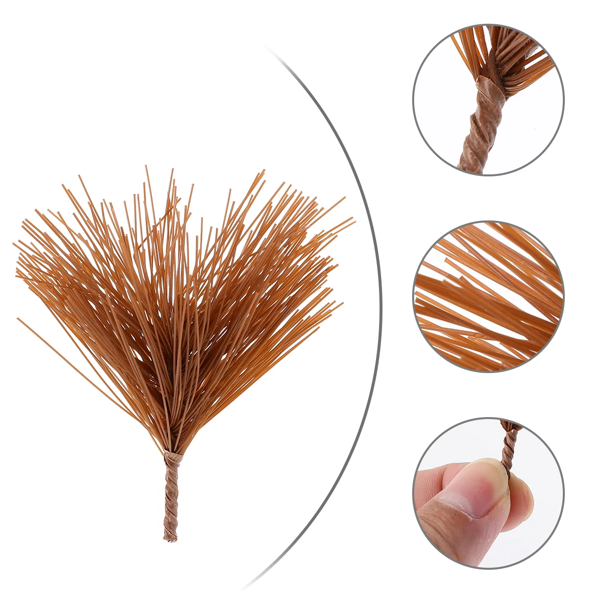 

30 Pcs Pine Branch Plastic Pvc Needles Artificial Branches Tree Fake Picks Photo Props