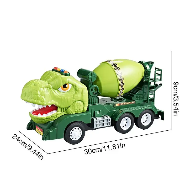 Dinosaur Truck Carrier Car Toy Dinosaur Car Truck Toys Pull Back Car Dinosaur Engineering Vehicle Learning Games Friction