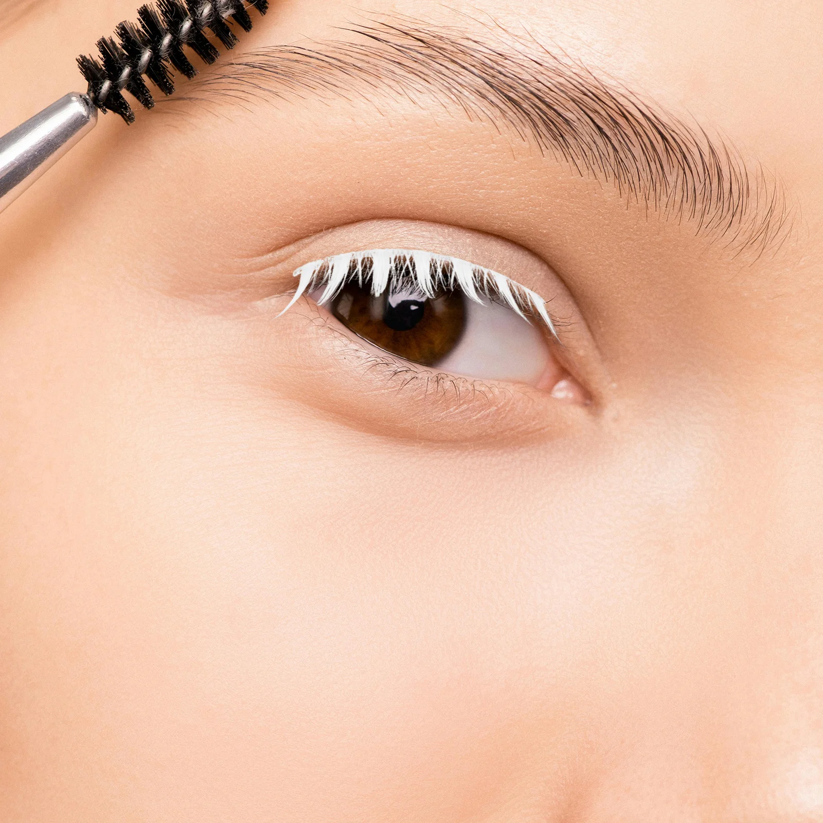 3 paires de faux cils blancs en Fiber douce, légers, pour Cosplay, mascarade d'halloween, accessoires de maquillage