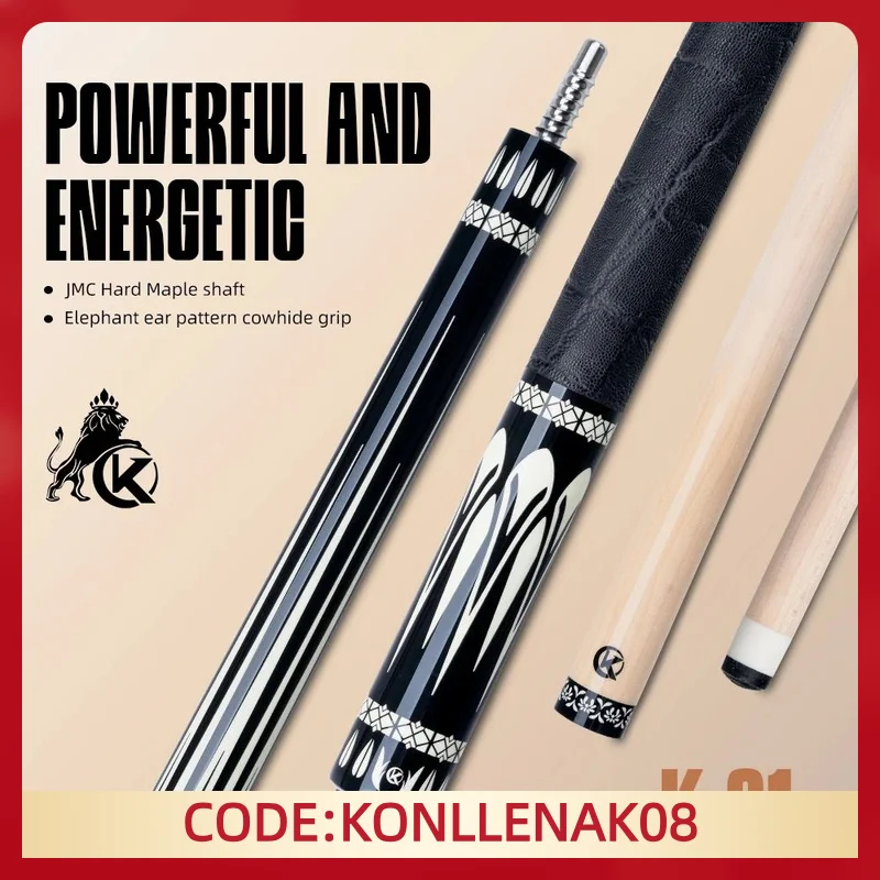 

Кий KONLLEN с наконечником 12 мм, 3/8*8-контактный кленовый вал, профессиональные бильярдные кии для бильярдного кия