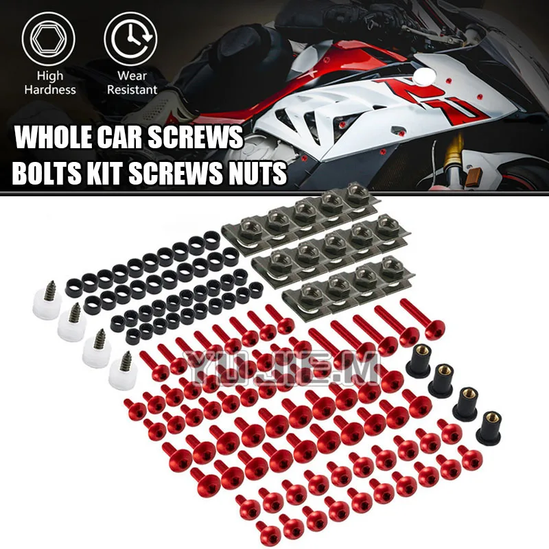 Complete Fairing Bolt Nut Screw Kit Fairing Bolt Screws For QJMOTOR QJ SRT 800 800X 800SX 800SRT SRT 800X 800