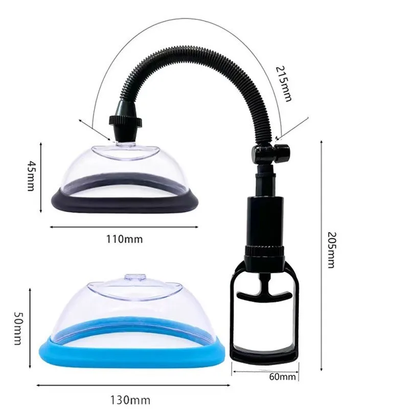 Pompa per il potenziamento del seno e dei glutei Dispositivo per la terapia della coppettazione di aspirazione del vuoto di sollevamento Pompa per fica Stimola il culo Migliora le coppettazione