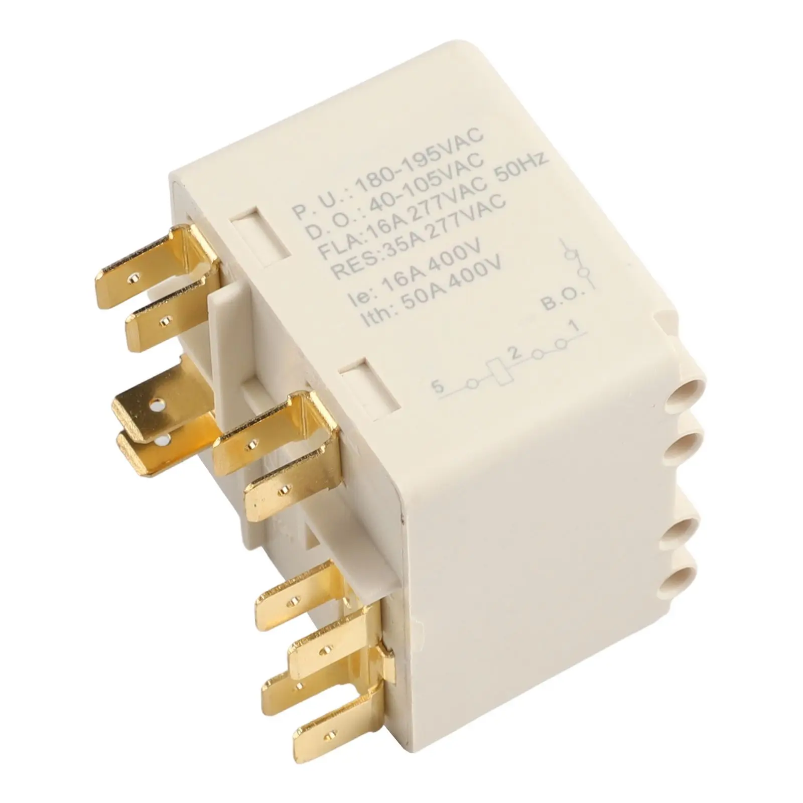 

5-контактное реле стартера HLR3800-4G3D для кондиционера, холодильника, компрессора, детали для бытовой техники, запасные аксессуары