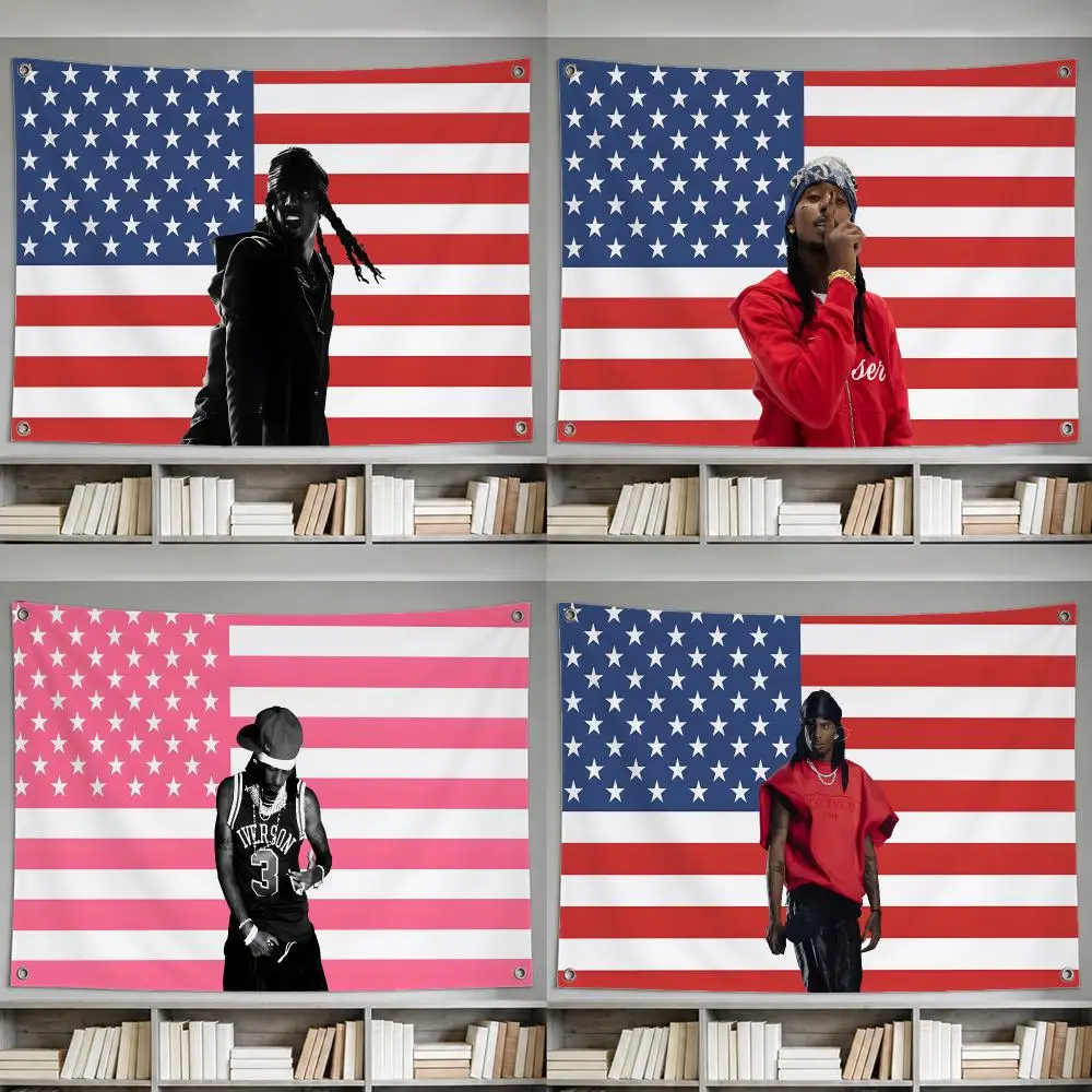 Rapper Playboi Carti Flags decor flag banner,wall hanging flag,indoor outdoor wall decor,yard garden porch patio