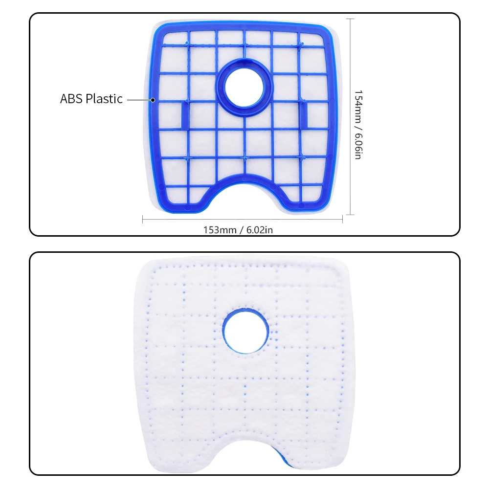 Bộ Lọc HEPA Màn Hình Mặt Bàn Chải Cho Philips FC8820 FC8810 FC8066 Quét Robot Máy Hút Bụi Phụ Kiện Phụ Tùng
