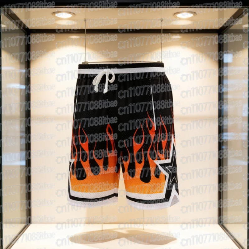 Summer Basketball Running Shorts Men High Quality Social Elastic Waist Shorts 4 Colors Sport Clothes Training Shorts Family Y2k