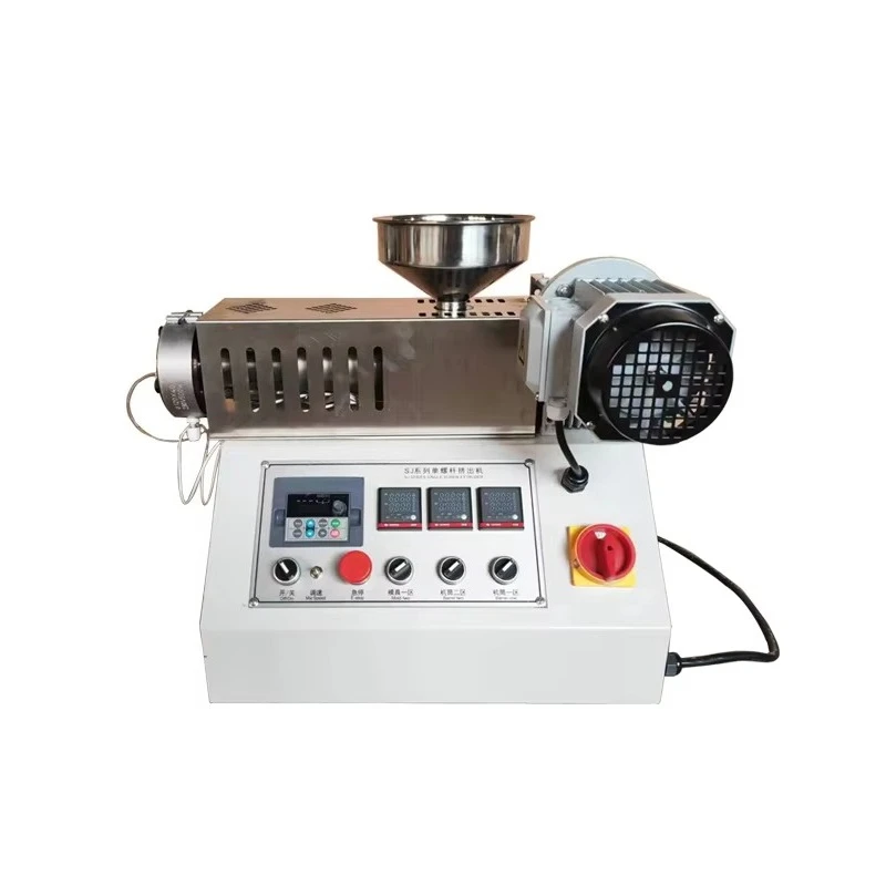Desktop Extruder with Water Cooling Jacket 3kg/hour Output Single Screw 750W Motor