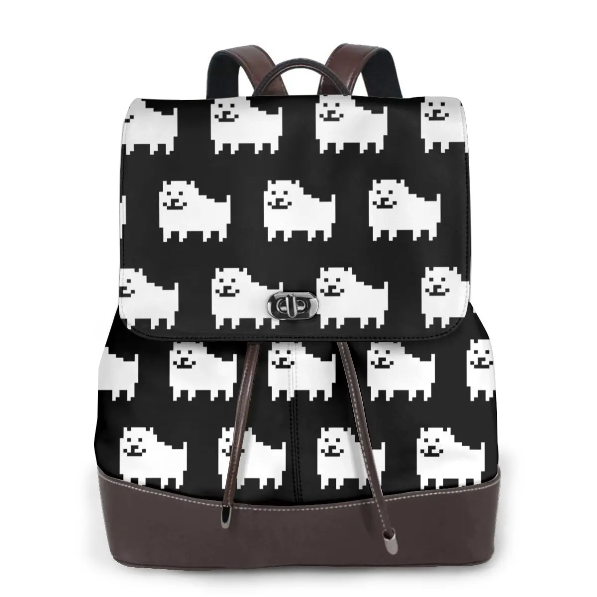 Undertale Annoying Dog Bookbag School Student Bags Hiking Travel Daypack for Women Fashion Derma Backpack