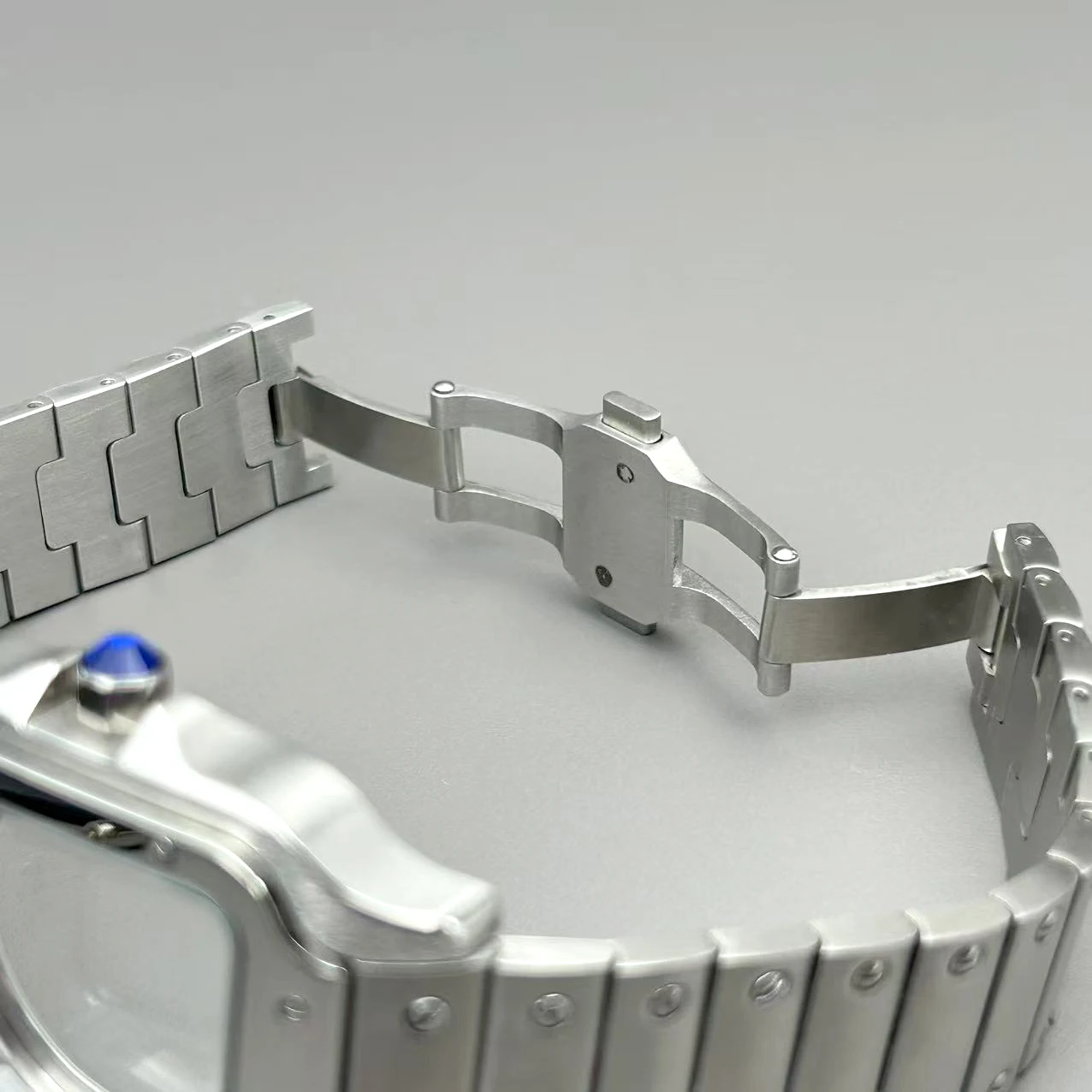 38mm NH35 Quadratisches Uhrengehäuse Edelstahlarmband mit Zifferblatt/Zeigern für NH35 NH36 Uhrwerke Uhrenmodifikationszubehör – Detail 2