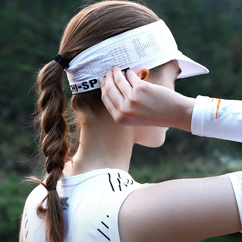 Summer Sun Hats Running Caps for Men Women Quick Dry Breathable Mesh Visor Hat Top Empty Tennis Golf Cycling Hat Baseball Cap