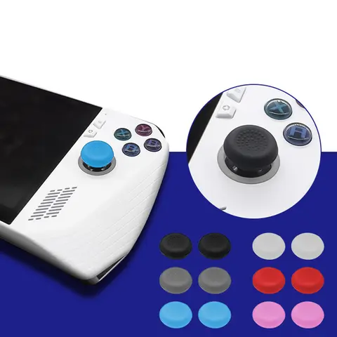 for ASUS ROG Ally Silicone Thumb Sticks Grips Caps Rocker Protection Case Button Hat Palm Game Accessories