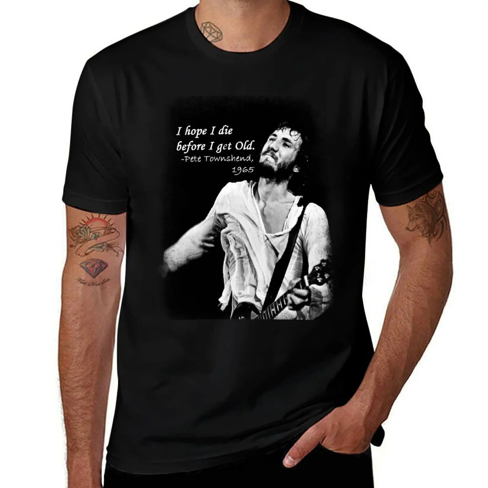 The Pete Townshend promise T-Shirt Work Utility Casual Tee Shirt T-Shirt