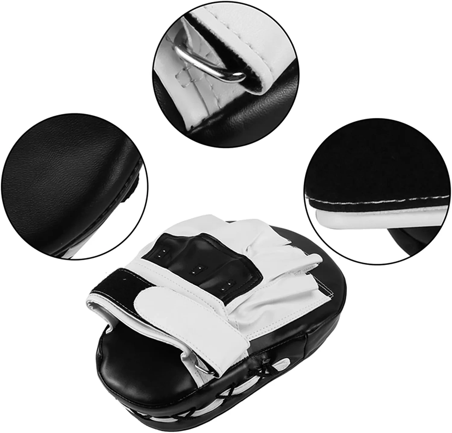 Curved Boxing Focus Pads 1/2Pcs PU Training Paws For Taekwondo Muay Thai Karate Adults Kids Strike Punching Equipment Set