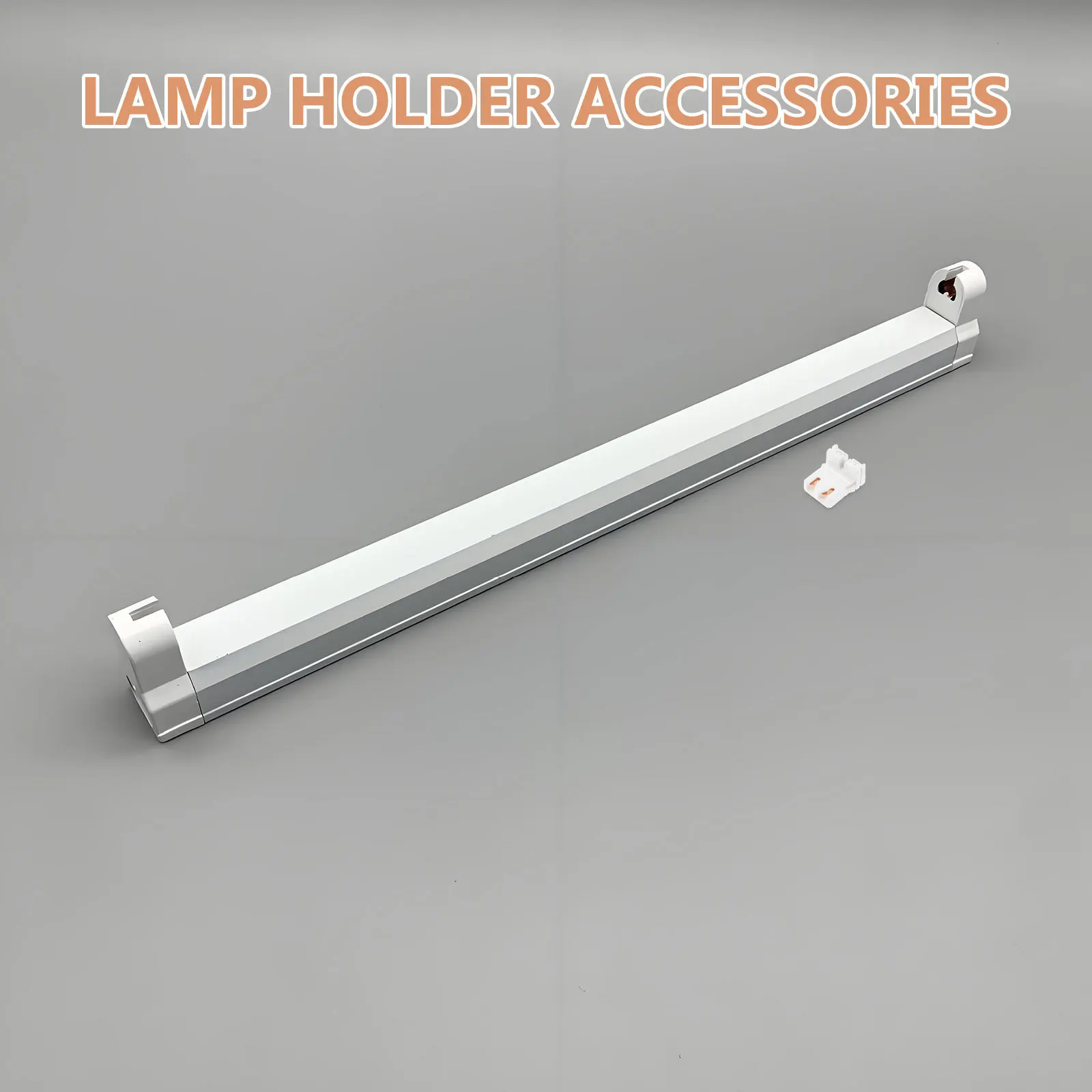 

10Pcs Lamp Holder Fluorescent Socket Base U-Shaped Light Mounting Bracket Energy Saving for Office Commercial