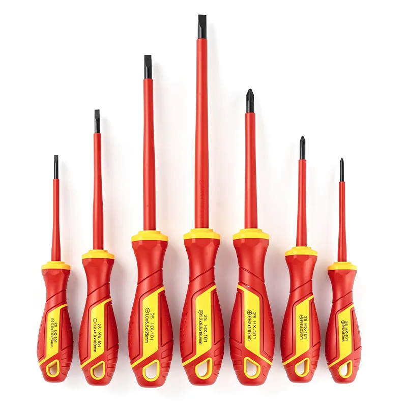 Professional Insulated Screwdriver Phillips and Slotted VDE Certified Electrician Hand Tool for Safe Home Repair
