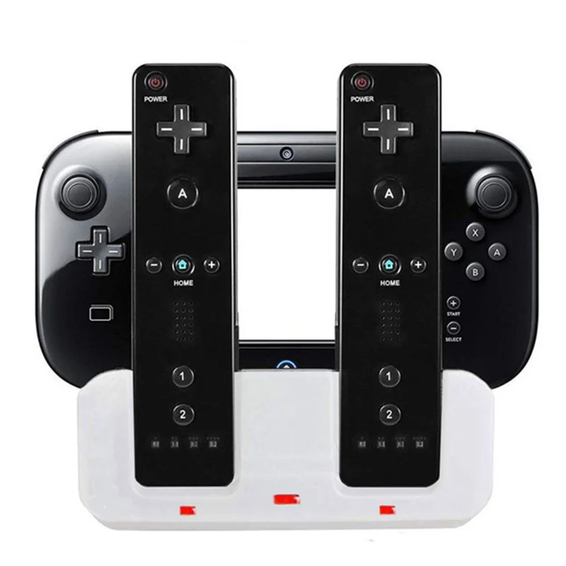 

【Ship Within】Smart Charging Station Dock Stand Charger for U Gamepad Remote Controller A9LC(White)