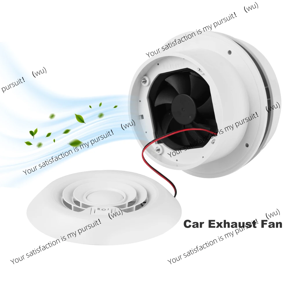Strong wind ventilation silent exhaust fan 12V side out trend suitable for RV cars and other modifications