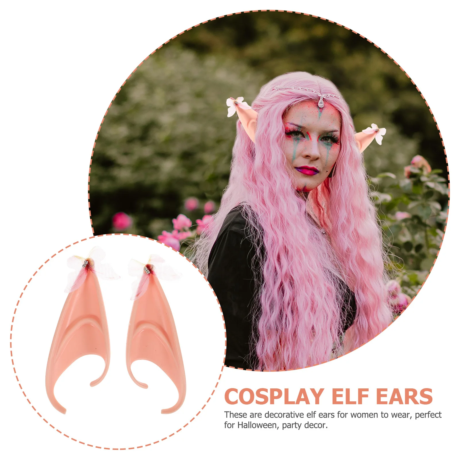 

LIFKOME 1 Pair Fairy Ears for Women Lightweight Comfortable Cosplay Party Decor