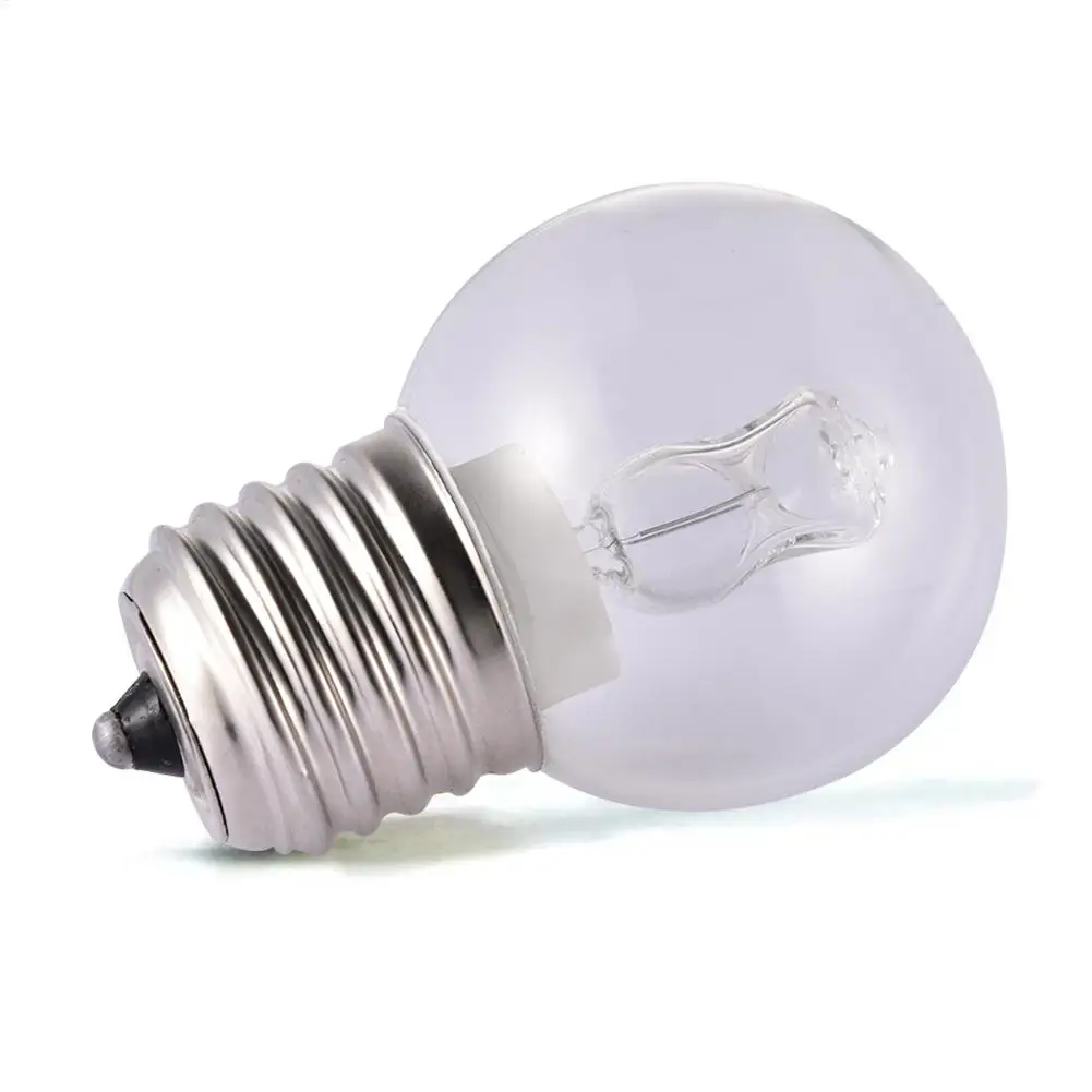 E27 LED-Glühbirne, kleine Ofenlampe, 40W, Beleuchtungszubehör für Eisbereiter, Kühlschrank, Gefrierschrank, Deckenventilator, Wandleuchten