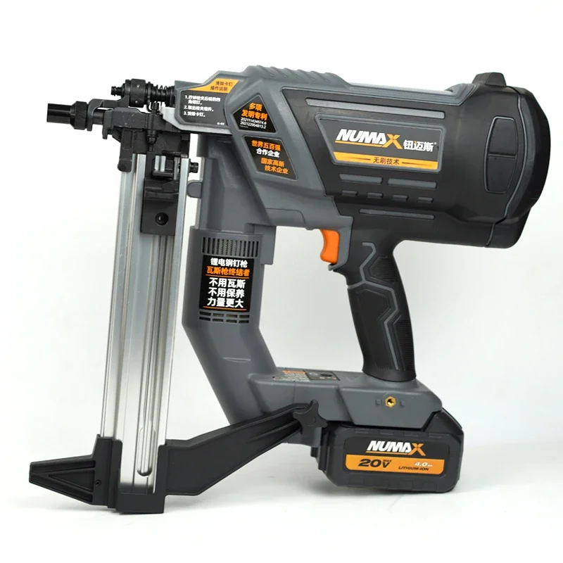 NUMAX LD40-N Lithium steel nail gun for concrete, plumbing, doors and windows