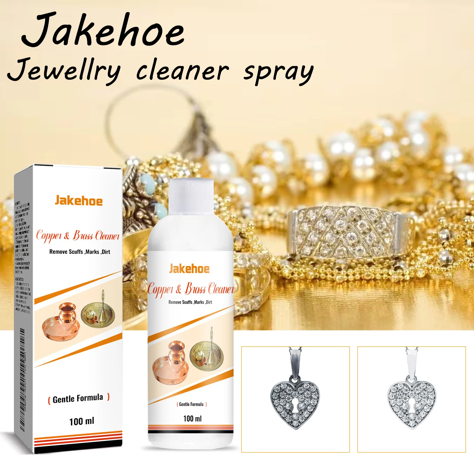 

Jakehoe, гель для чистки ювелирных изделий, полировка, антиокислительный, удаление черной ржавчины, пятен и грязи, улучшение серебряного блеска, очиститель ювелирных изделий