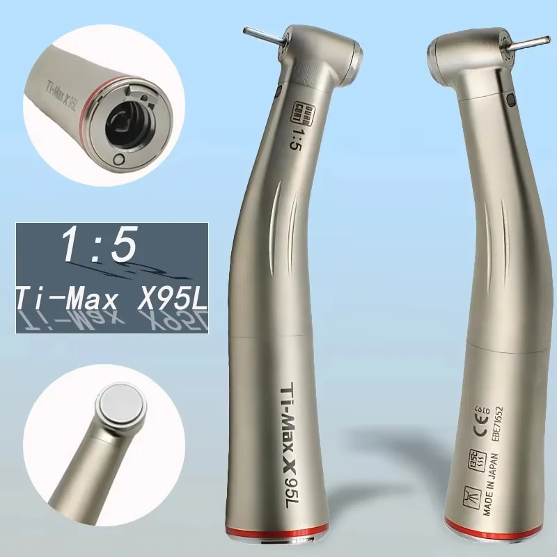 

Dental Contra Angle Handpiece 1:5 1:1 20:1 Low Speed Dental Drill Contra Angle Handpieces E-type Red Ring Dentistry Tools