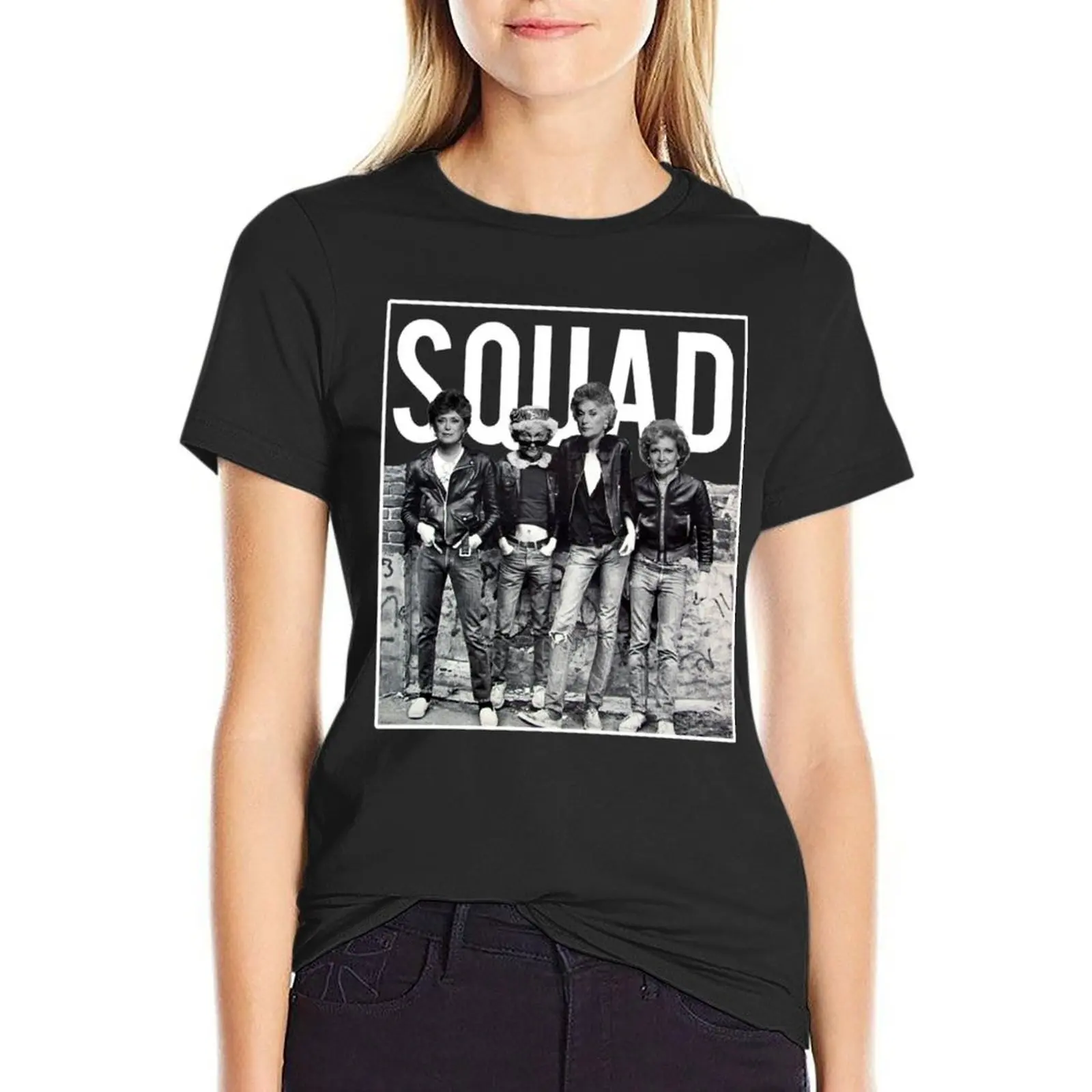 

Golden Girls Squad Goals T-Shirt lady clothes aesthetic clothes summer top white t-shirt dress for Women sexy