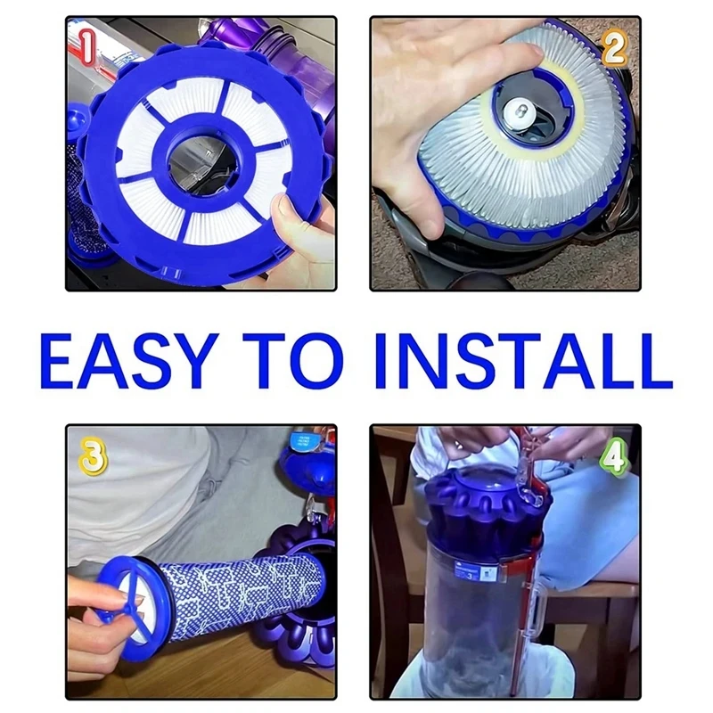 Filtro HEPA para Dyson DC40, piezas de repuesto, accesorios para aspiradora, filtros postmotor, filtros premotor