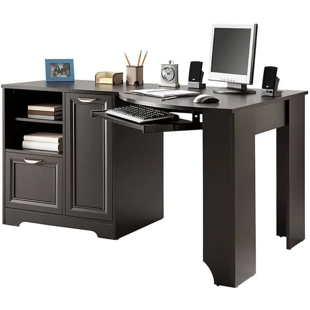 

® Magellan 60"W Corner Computer Desk, Espresso