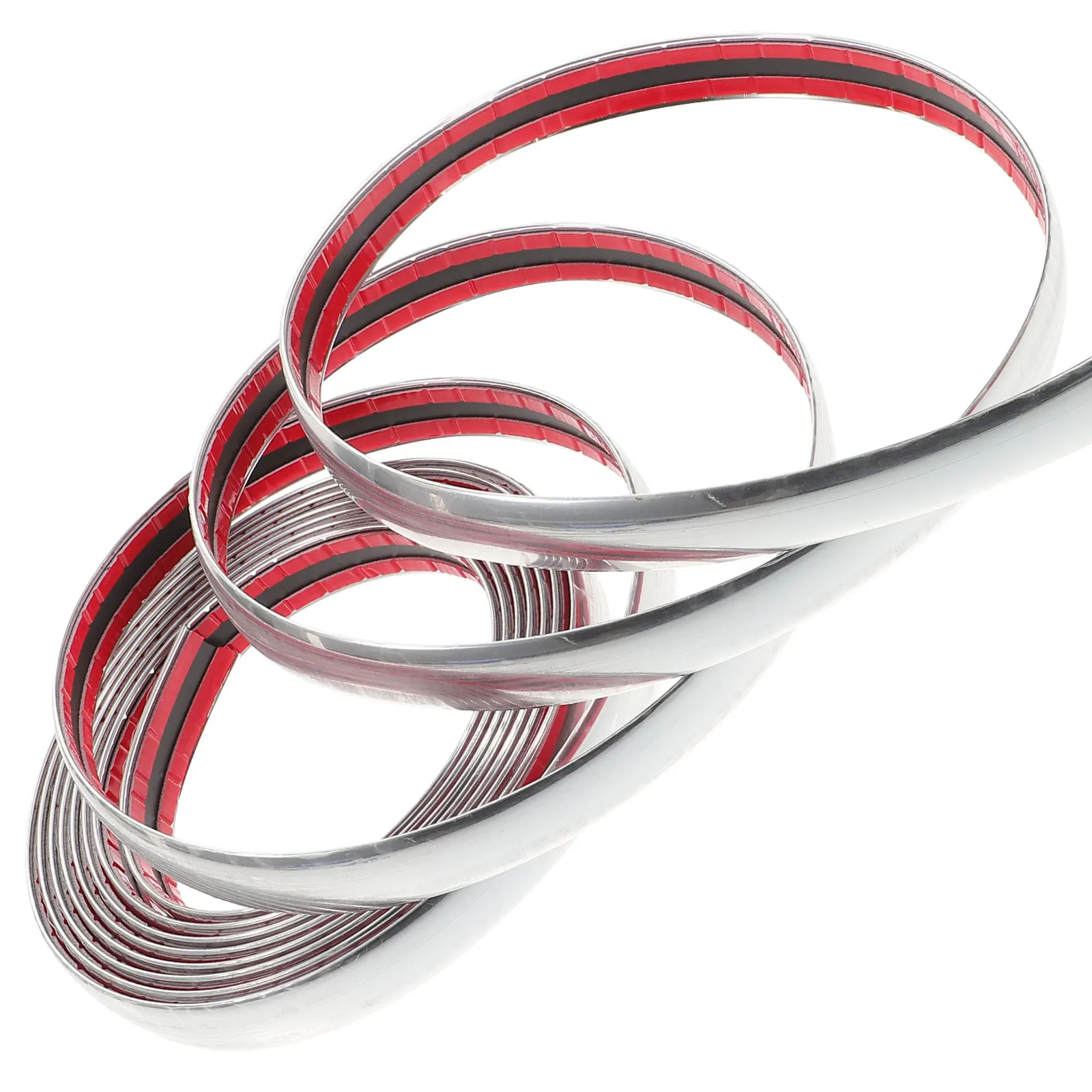 

Car Window Trim Strips Pvc Door Molding Chrome Exterior Body Decoration Flexible Vehicle Accessories Easy Install Car