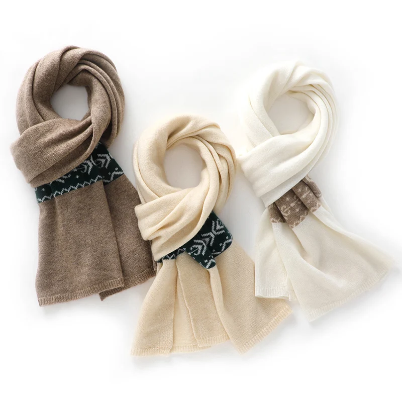 

ATTYYWS-100% Cashmere Scarf for Women, 100% Cashmere, Premium, Long, Fashion, Pure, 3 Colors, Autumn and Winter, New