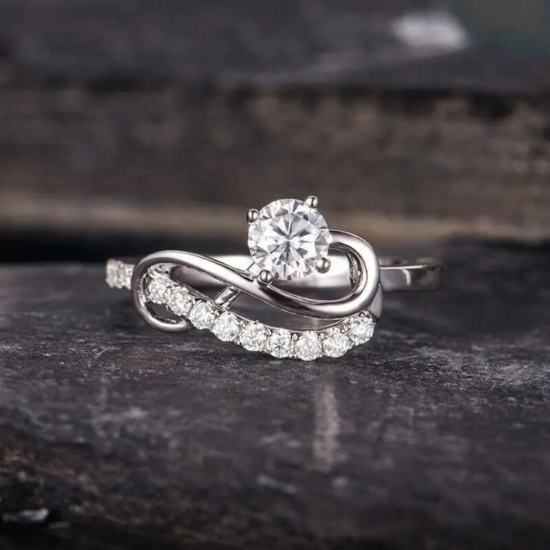 HIBRIDE New Unique Design Rings Elegant and Exquisite Dubai Women's Clothing Jewelry Sets Party Holiday Gifts Travel Wedding R47